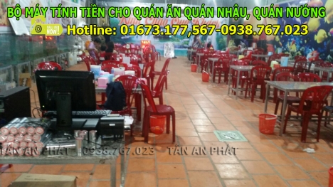 Bán máy tính tiền quán ăn tại Bạc Liêu