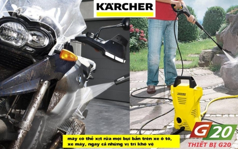 Địa chỉ bán máy rửa xe Karcher chuyên nghiệp
