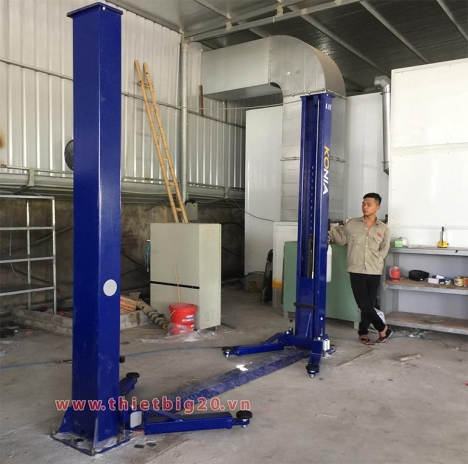 Giới thiệu cầu nâng ô tô hai trụ được ưa chuộng