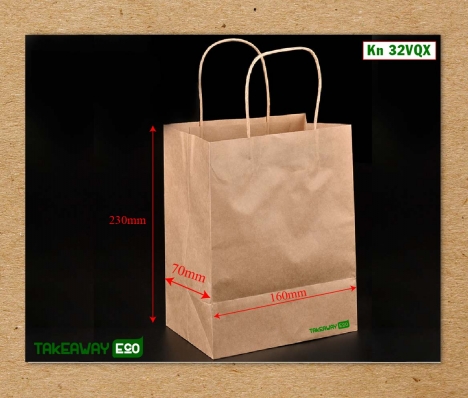 Túi giấy Kraft takeaway