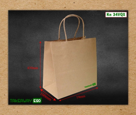Túi giấy Kraft takeaway