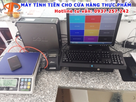 Bán máy tính tiền cho cửa hàng thực phẩm, quán kem