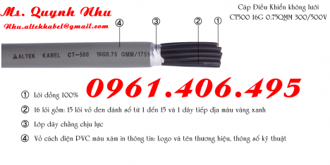 Sỉ Cáp điều khiển - Cáp điều khiển nhập khẩu Altek Kabel