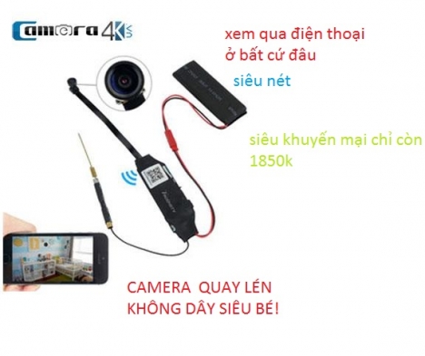 CAMERA QUAY LÉN TỪ XA QUA ĐIỆN THOẠI SIÊU NÉT SIÊU BÉ