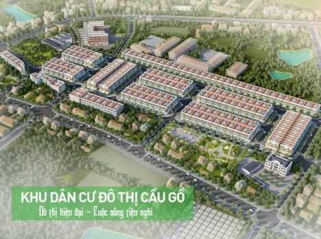 Mở bán giai đoạn 2 dự án khu đô thị dân cư cầu Gồ giá chỉ 356tr/lô