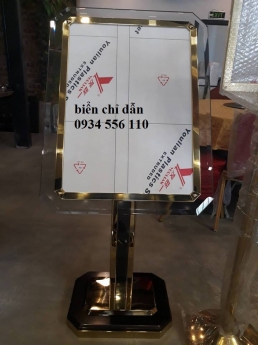 Top 5 loại biển chỉ dẫn đại sảnh, biển menu đại sảnh, bảng chỉ dẫn đẹp
