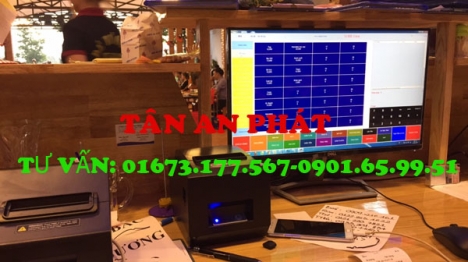 Bán máy tính tiền dùng cho quán café tại Bình Dương
