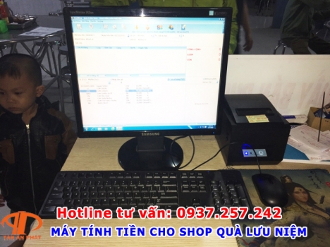 Bán máy tính tiền cho shop quà lưu niệm tại Cần Thơ