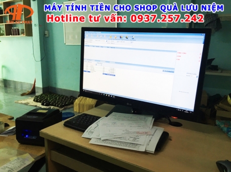 Bán máy tính tiền cho shop quà lưu niệm tại Cần Thơ