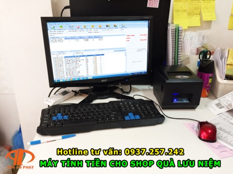 Bán máy tính tiền cho shop quà lưu niệm tại Cần Thơ