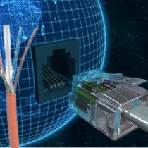 Cáp mạng internet, cáp Cat.6 UTP LSZH của thương hiệu Hosiwell có xuất xứ Thái Lan.