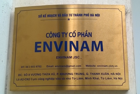 biển tên công ty chất liệu inox,mica giá rẻ tại