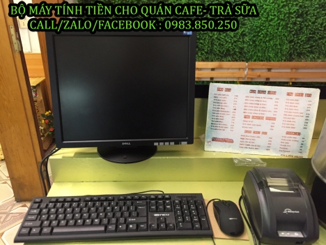 máy tính tiền cho quán cafe- trà sữa rẻ