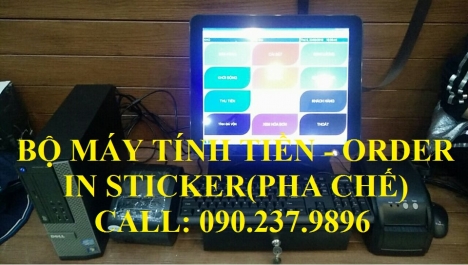 Máy tính tiền pos trọn bộ cho nhà hàng chỉ 15tr