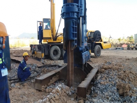 thi công nền móng - ép cọc nhanh chóng - chuyên nghiệp
