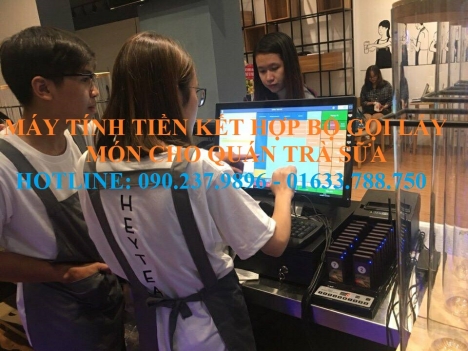 Máy tính tiền cho quán trà sữa tại Sa Đéc Đồng Tháp
