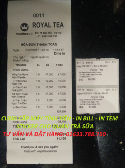 Phần mềm tính tiền chuyên nghiệp cho quán trà sữa