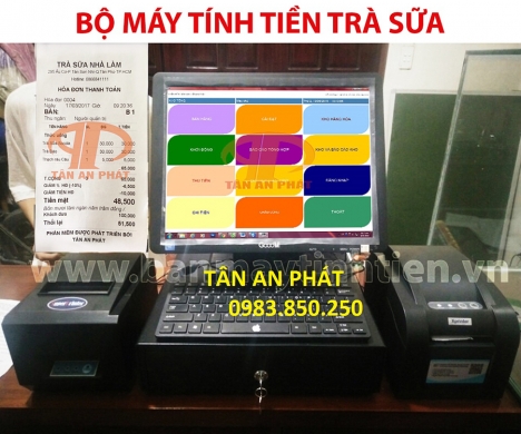 bán máy tính tiền pos cho quán trà sữa tại hà tĩnh- nghệ an