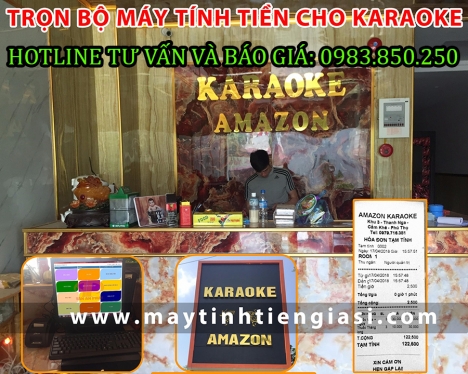 Máy tính tiền cho quán karaoke giá rẻ tại Sài Gòn