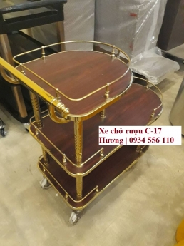 Các loại xe đẩy phục vụ đồ ăn cho nhà hàng, khách sạn chất lượng cao