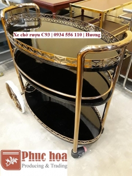 Các loại xe đẩy phục vụ đồ ăn cho nhà hàng, khách sạn chất lượng cao