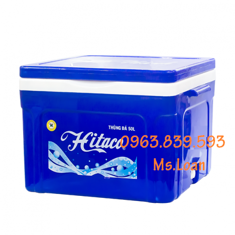 Thùng đá nhựa 50L - thùng ướp đá du lịch, thùng đá nhà hàng