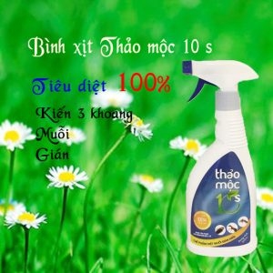 CHẾ PHẨM TRỪ MUỖI,KIẾN,GIÁN THẢO MỘC 10S
