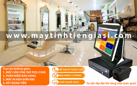 Máy tính tiền cho salon tóc, nails, spa giá rẻ