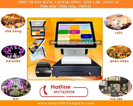 Máy tính tiền giá rẻ cho quán cafe trên toàn quốc