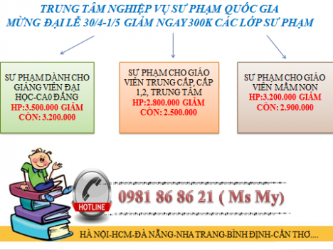 ĐÀO TẠO SƯ PHẠM CHẤT LƯỢNG TRÊN TOÀN QUỐC