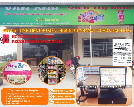 Bán phần mềm quản lý siêu thị mini, tạp hóa tự chọn