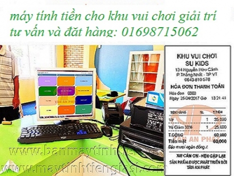 Cung cấp máy tính tiền cho khu vui chơi giải trí tại hà nội