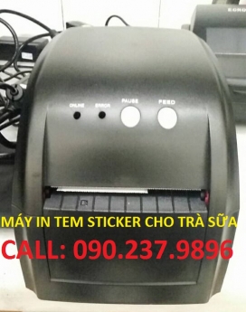 Bộ máy tính tiền cho quán trà sữa kèm thiết bị tự phục vụ