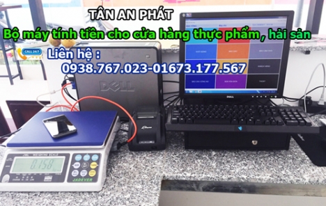 Phần mềm tính tiền, cân điện tử, máy in bill dùng cho cửa hàng thực phẩm sạch