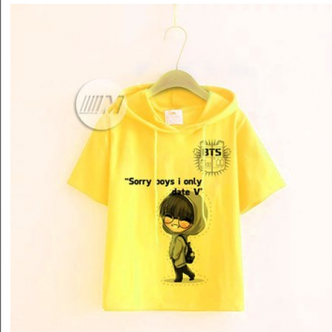 Hoodie BTS Chibi V Kiểu Tay Lỡ