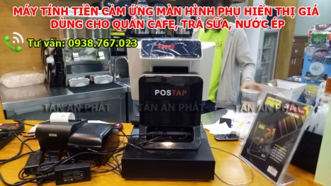 Bán máy tính tiền cảm ứng nguyên khối cho quán trà sữa tại Hà Nội