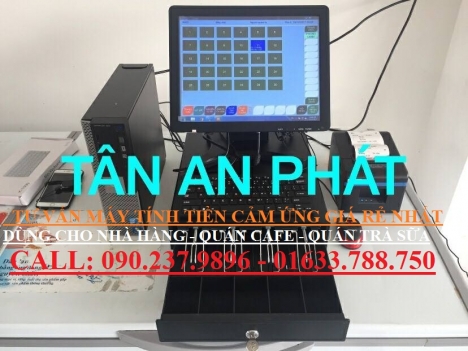 Lắp đặt máy tính tiền cảm ứng cho nhà hàng tại Quảng Ngãi