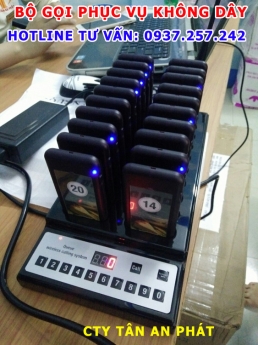 Bán bộ gọi phục vụ không dây cho quán trà sữa tại Hà Nội