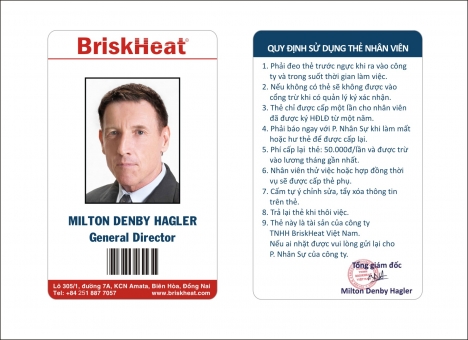 Chuyên in ấn thẻ nhân viên,thẻ cảm ứng - miễn phí thiết kế