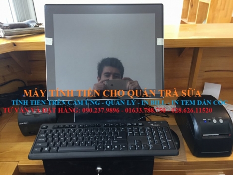 LẮP ĐẶT MÁY BÁN HÀNG POS CHO QUÁN TRÀ SỮA TẠI QUẢNG NGÃI