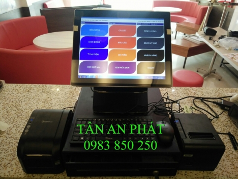Bộ máy tính tiền cho quán trà sữa tại Thái Nguyên