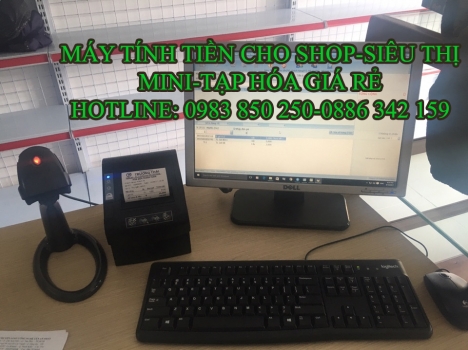 Máy tính tiền cho shop,phụ kiện điện thoại giá rẻ