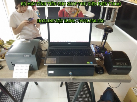 Máy tính tiền cho shop,phụ kiện điện thoại giá rẻ