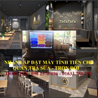 Máy tính tiền cảm ứng trọn bộ cho nhà hàng bán tại Huế