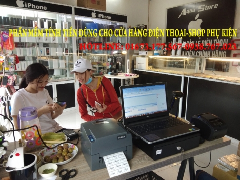 Lắp đặt trọn bộ phần mềm quản lý tính tiền cửa hàng điện thoại di động tại Hà Nội