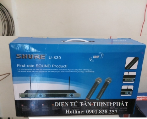 micro không dây shure u830