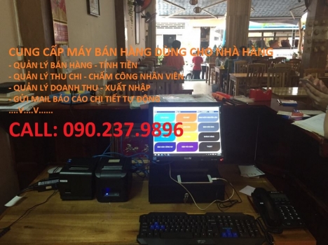 Bán máy tính tiền trọn bộ cho quán trà sữa tại Huế