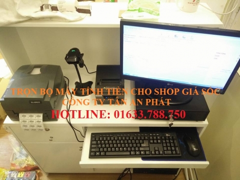 Máy tính tiền trọn bộ cho shop lắp đặt tại Hưng Yên