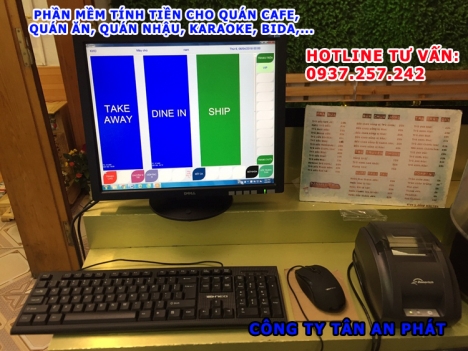 Bán máy tính tiền giá rẻ cho quán cafe tại Đồng Nai