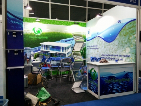 Thi công gian hàng sự kiện tại Vĩnh Long